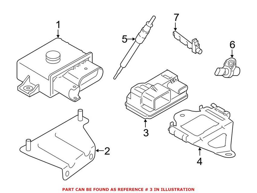 BMW Diesel Glow Plug Controller 12218519472